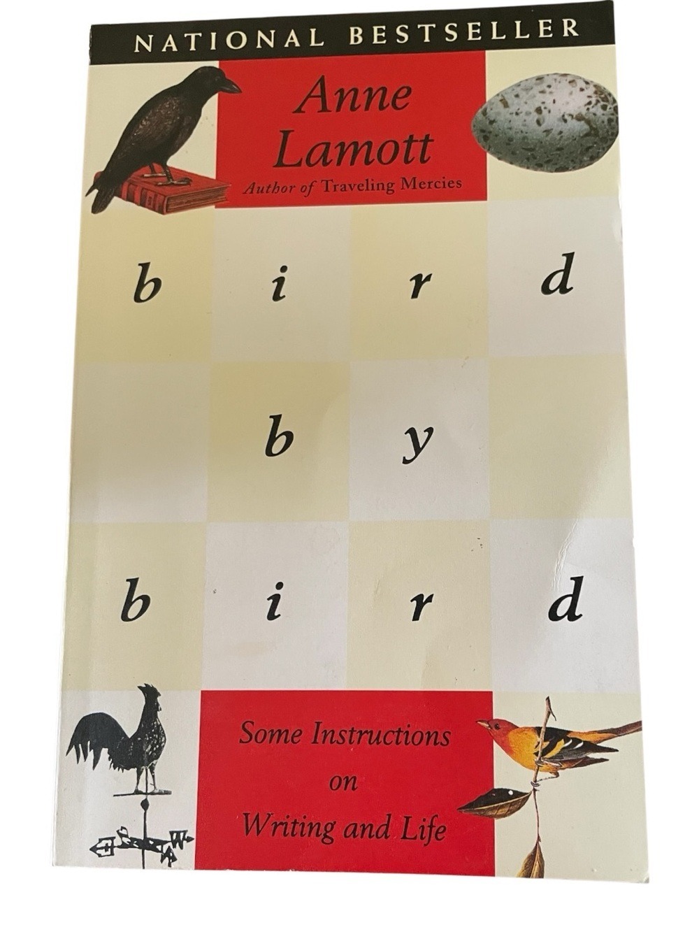 "Bird by Bird" by Anne Lamott PB Paperback Anchor Books 1994 Writing & Life